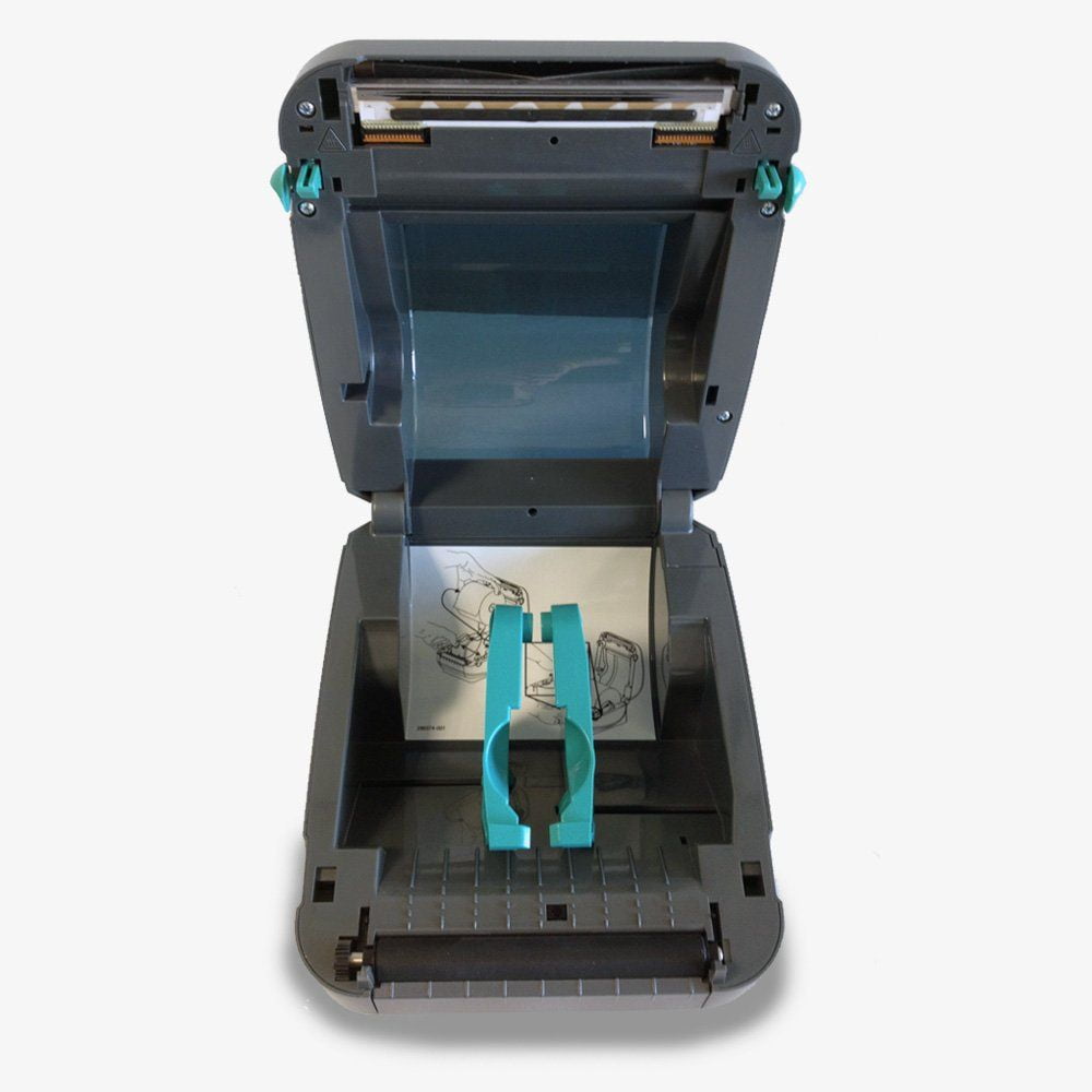 Zebra GX420d Direct Thermal Desktop Printer – 4″ Print Width, USB/Serial/Parallel Ports, Cutter, 203 dpi Label & Receipt Printing
