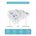 thumbnail image 5 of Coastal Blue Full Size Down Alternative Comforter, Lightweight Comforter Quilt Bedding Set with Pillow Shams Ocean Nautical Lighthouse Starfish Anchor All Seasons Bed Comforter Duvet Insert 78"x90", 5 of 7