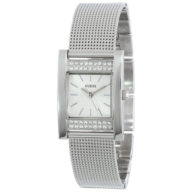 GUESS Silver Mesh Band Women’s Watch Guess Iconic Quartz Silver Dial Silver Mesh Bracelet Watch  main image 2