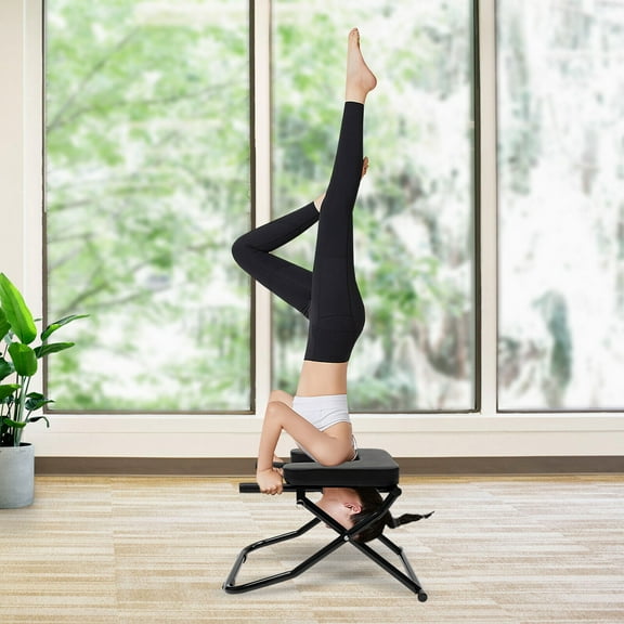Home Yoga Headstand Chair Bench Stand Fitness Inversion Exercise Inversion Stool