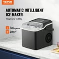 thumbnail image 2 of VEVOR Portable Countertop Ice Maker 26lbs/24H Self-Cleaning with Scoop Basket, 2 of 9