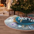 thumbnail image 5 of Sikiie Travel Around The World Nativity Christmas Tree Skirt, Jesus Christian Winter Holiday Tree Mat Decoration(30-48IN)36", 5 of 6