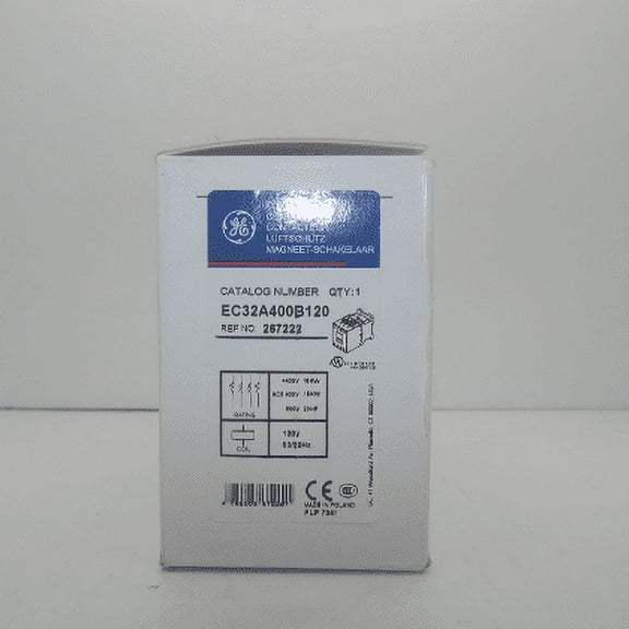 GE 60A 120V 4-Pole Contactor EC32A400B120