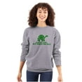 thumbnail image 3 of Always Late Worth Wait Funny Turtle Sweatshirt for Men or Women Brisco Brands L, 3 of 6