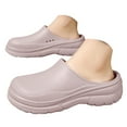 thumbnail image 3 of MIASHUI Womens Clogs Beach Water Shoes Outdoor Travel Walking Sandals Home Slippers,Pink,8, 3 of 5