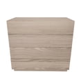 thumbnail image 3 of Lines 35''x 32'' 4 Wood -Drawer Dresser, Chest, Modern 4 Drawer Dresser, Bedroom Chest for Kids Room, Bathroom, Closet, Entryway, Hallway White Finish Cordoba Beige, 3 of 6