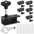 thumbnail image 2 of PENGXIANG Window Safety Locks - Aluminum Alloy Child-Proof Window Stoppers  Suitable for Vertical & Horizontal Sliding Doors and Windows  Perfect for Home Security & Child Safety, 2 of 10