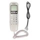 thumbnail image 1 of Corded Phone Redialing LCD Display Small Wired Landline Telephone for Home Office Blanc, 1 of 4