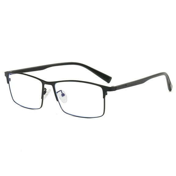 Blue Light Blocking Glasses for Women/Men, Anti Eyestrain, Stylish Square Frame, Anti Glare - black