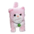 thumbnail image 2 of Juguete electrónico de simulación de gato que camina con función de cola de meneo suave con Rosa, 2 of 9