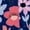 Navy, variant on Girls' Navy Floral 2-Pocket Dress, Big Girls, Size 5
