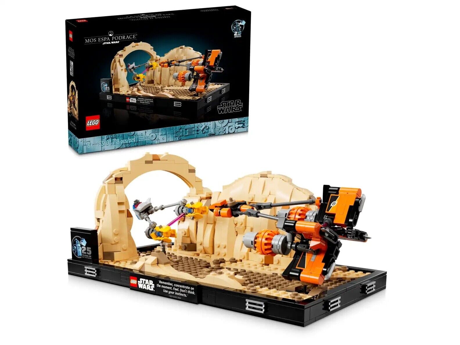 LEGO Star Wars: The Phantom Menace Mos Espa Podrace Diorama, Build