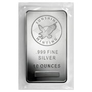 10 oz Silver Bar - Sunshine (Mint Mark SI)