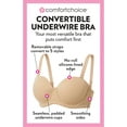 thumbnail image 6 of Comfort Choice Women's Plus Size Convertible Strapless Underwire Bra, 6 of 6