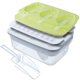 thumbnail image 1 of Bandeja para cubitos de hielo Urbanetic, 4 en 1, apilable con tapa, 90 cubos, 1 of 9