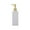White, variant on Yonrjhukm Foaming Soap Dispenser, Refillable Glass Bottle for Hand Soap, Body Wash, Shampoo & More, Convenient, Stylish, and Space-Saving Pump for Bathroom or Kitchen