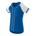 thumbnail image 2 of Augusta S Girls Winner Jersey Royal/White 1666, 2 of 3