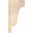 thumbnail image 3 of 3 1/2"W x 8"D x 16"H Newport Smooth Corbel, Douglas Fir, 3 of 9