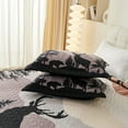 thumbnail image 4 of MarCielo 3 Pcs Cabin Lodge Rustic Country Quilt Bedspread Set WX203, 4 of 5
