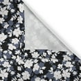 thumbnail image 5 of Ambesonne Flower Garden Grommet Curtain, Vintage Blossoms, 50" x 84", Black White Dimgrey, 5 of 6