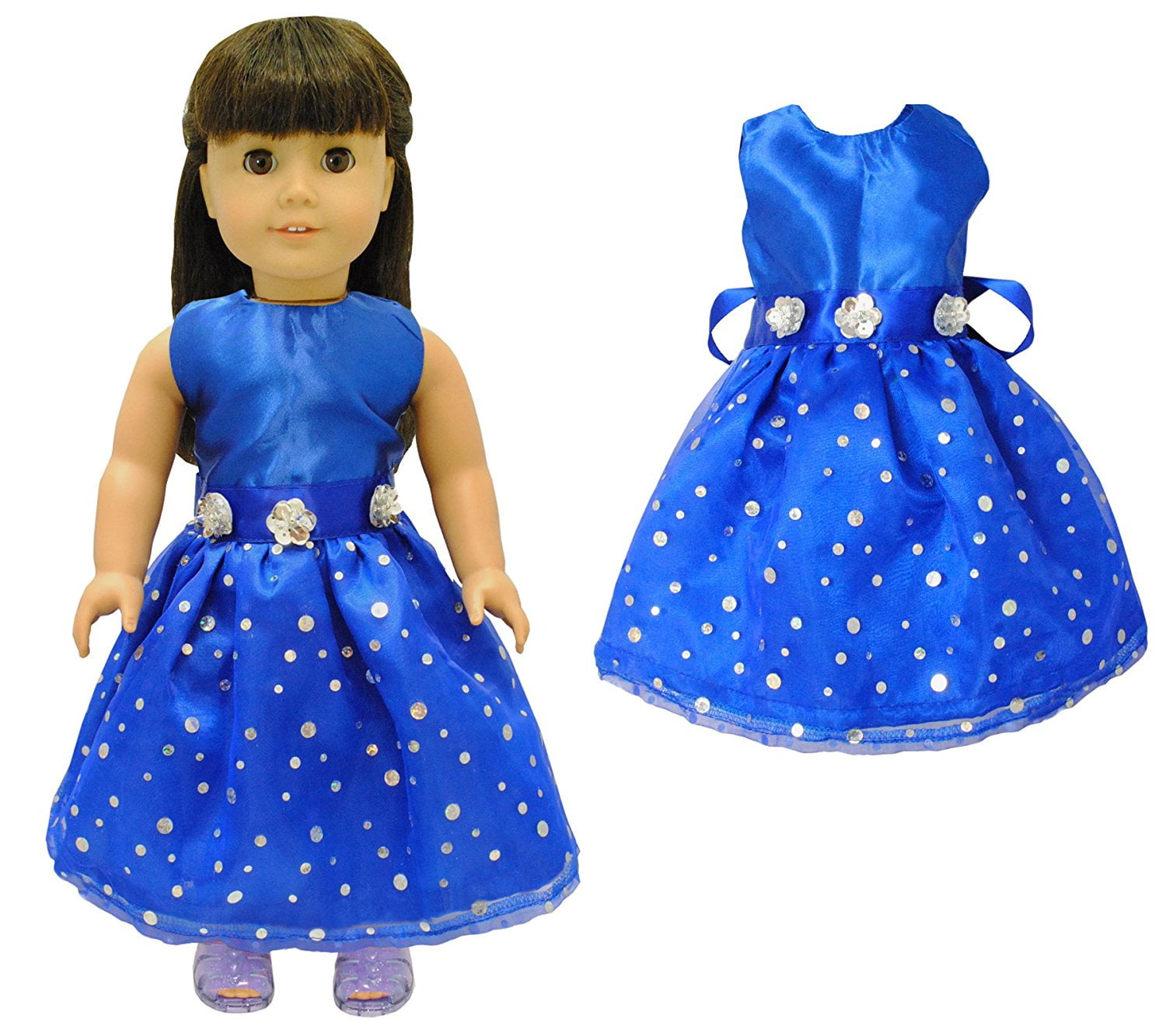 doll with blue dress