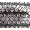 thumbnail image 4 of oneOone Viscose Chiffon Fabric Peacock Feather Ikat Printed Craft Fabric BTY 42 Inch Wide, 4 of 4