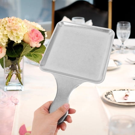 GAXIRE Square Griddle Pan Silver Non Stick Stainless Steel Dining for Families Homes 1Pack