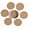 Brown, variant on Coasters Set of 6 for Drinks, Cotton Woven Absorbent Coasters with Holder – Boho Style Tabletop Protection for Coffee, Beer & Cups (Blue)