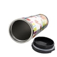 thumbnail image 2 of Birthday Travel Mug, Birthday Owls Birds, Steel Thermal Cup, 16 oz, by Ambesonne, 2 of 2