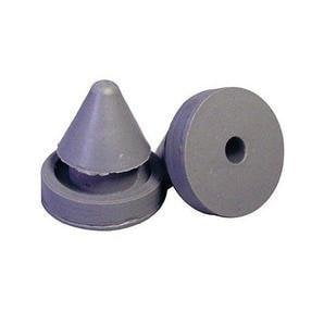 Rubber Silencer - Door Silencer - Heavy Duty Rubber 1/2 Inch Diameter - For Metal and Wood Doors - 15 Pack