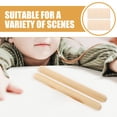 thumbnail image 4 of Shisuyan 32 Pcs Bâtons de Rythme Instruments de Musique en Bois Bâtons de Son, 4 of 9