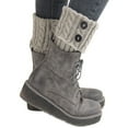 thumbnail image 4 of Sonducket 1 par de botas de ganchillo para mujer, puños de punto, botas, calcetines, calentadores de piernas de invierno, calcetines de mujer Ropa, zapatos y accesorios Miscelánea gris Sonducket PS11893-03, 4 of 6
