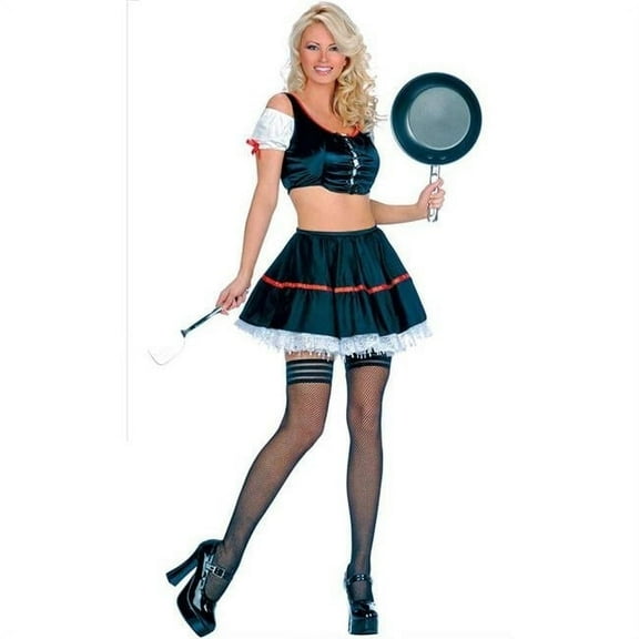 Music Legs Women's 70087-S-M Sexy Vintage Housewife Outfit; Small; Small & Medium 70087-S/M