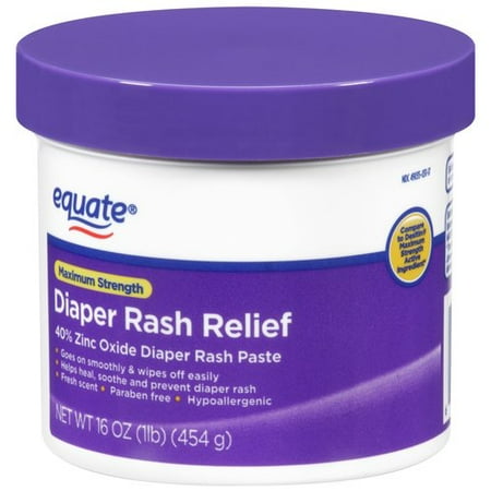 equate Force maximale Rash Relief couche-culotte, non-OGM, 16 oz