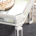thumbnail image 2 of White Wood Tone - Vintage Carved Design - Primary Living Space Coffee Table / Shows Owner's Taste, 2 of 6