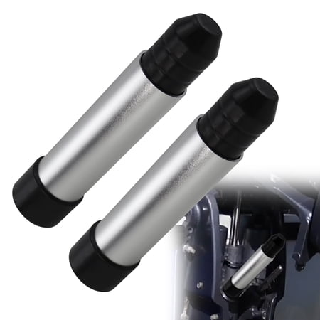 RULLINE 2PCS Outboard Motor Support Outboard Transom Saver Boat Motor Support Compatible with Yamaha Outboard 3-Ram Trim/Tilt Systems Outboard Trailer Support Aluminum Rubber