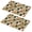 Pioneer Flower Floral, variant on Placemat, Pioneer Flower Floral Print Pattern Place Mats Table Mat Set Of 2, PVC Washable Placemats for Party Kitchen Dining Decoration, 18x12 Inch, Fade Resistant