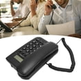 thumbnail image 4 of Corded Telephone, Desk Phone Pre Dial Recalling Function Black  for Home for Bank for Hotel Black,White, 4 of 7