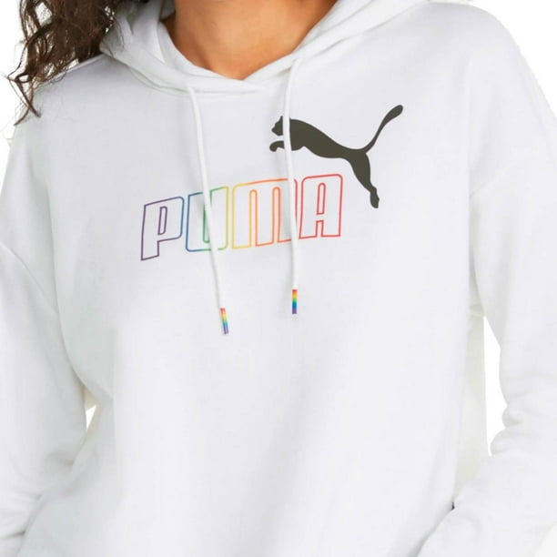 Sudadera Puma ESS Cropped para Mujer 848429-02 blanco L Puma