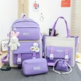 thumbnail image 3 of Juego De Mochila Kawaii De 4 Piezas, Mochila Para Estudiantes, Bolso De Mano, Estuche Para Lápices Y Monedero De Almacenamiento Con Cordón, 3 of 4