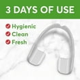 thumbnail image 4 of Plackers Grind No More Night Guard, Nighttime Protection for Teeth, Sleep Well, BPA Free, Ready to Wear, Disposable, One Size Fits All, 10 Count, 4 of 4