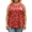 Dark Red, variant on Women's Summer Floral Print Tank Top Plus Size Round Neck Casual Sleeveless Blouse with Ruffle Hem 1X-5X