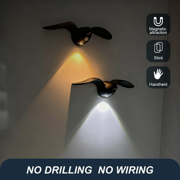 ECYCKYRA Human Motion Sensing LED Night Lights, 3000K Warm Light, 4000K Natural Light, 6000K White Light