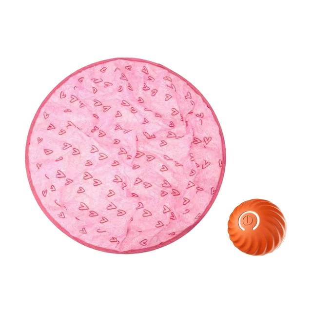 DPTALR 2 In 1 Simulated Interactive Hunting Toy Simulated Interactive Toy Interactive Toys Ball Fast Rolling In Pouch For Indoor Rolling Ball Motion With LED LED Light