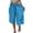 Sky Blue, variant on Women's Loose Fit Wide Leg Pants Summer Cotton Linen Casual Five Quarter Pants Elastic Waist with Drawstring Trouses by Yigetop Brown L