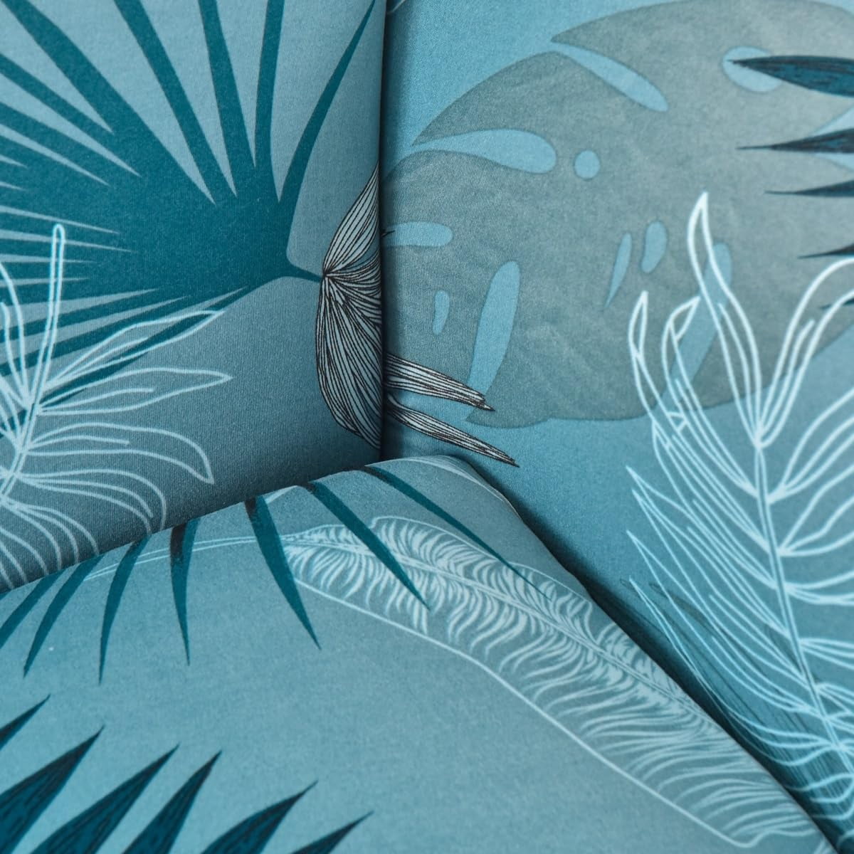 Sofa Cover 3/2/1 Seater，Spandex Printing Couch Covers Stretch Slipcovers Furniture Protector Covers,Non Slip for Living Room Pets Dogs