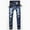 Blue, variant on Wavsuf Mens Pants Jeans Lightweight Blue Pants Size 2XL