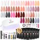 thumbnail image 1 of Kit de gel de uñas de polietileno ROSALIND de 28 colores con lámpara Mini UV/LED, 1 of 9