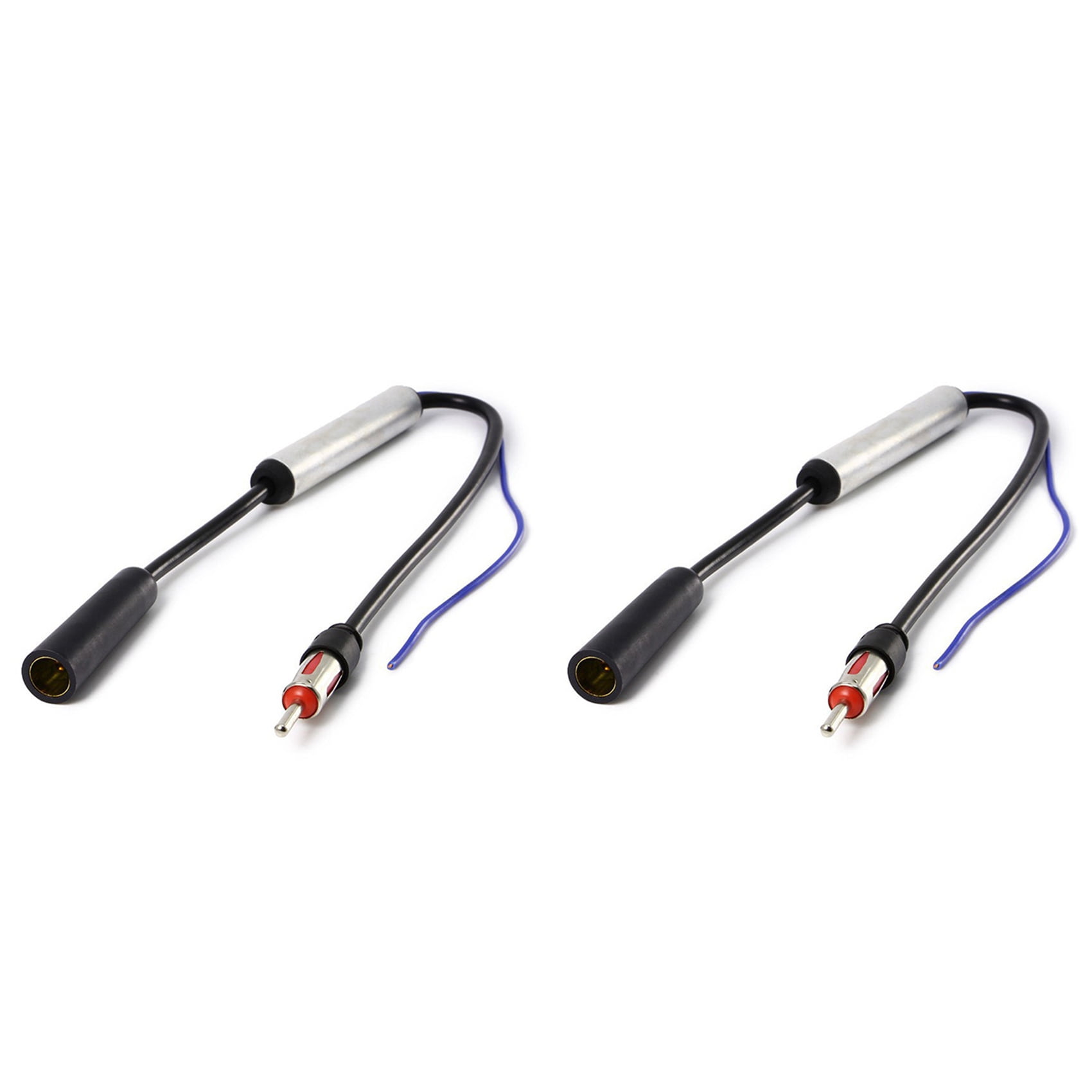2 Pc Car Auto Antenna AM Radio Signal Amplifier Booster Accessories