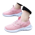 thumbnail image 3 of GJSYRH Boys Girls Tennis Shoes Kids Lightweight Breathable Sneakers Lace-up Running Athletic Shoes for Toddler/Little Kid/Big Kid, 3 of 9